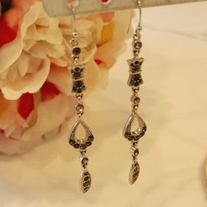 Vintage Drop Linear Earrings